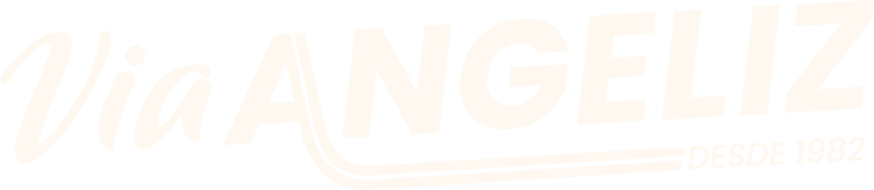 logo horizontal blanco via angeliz, servicio de transporte privado de pasajeros en Córdoba y Argentina