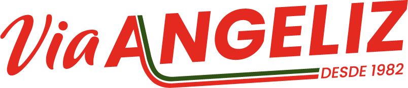 logo horizontal rojo via angeliz, servicio de transporte privado de pasajeros en Córdoba y Argentina